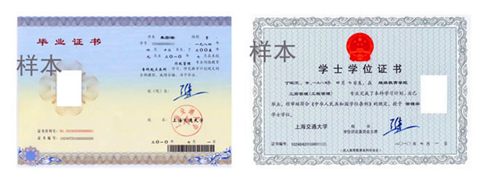 上海交通大学学士学位样本