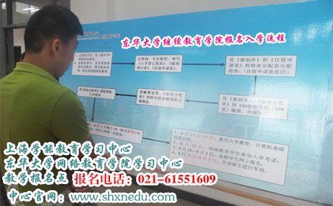 上海东华大学继续教育学院大专本科的报名入学流程